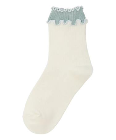 配色メローソックス