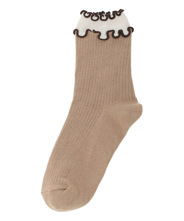 配色メローソックス