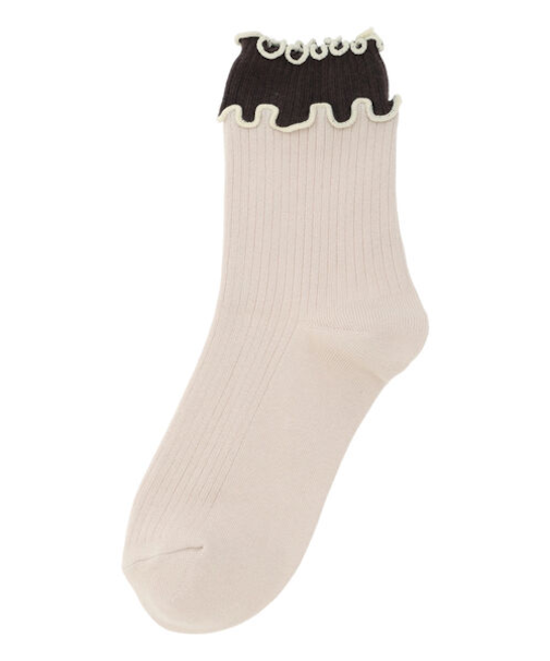 配色メローソックス