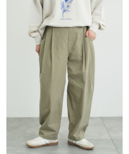 ツータックカーブパンツ