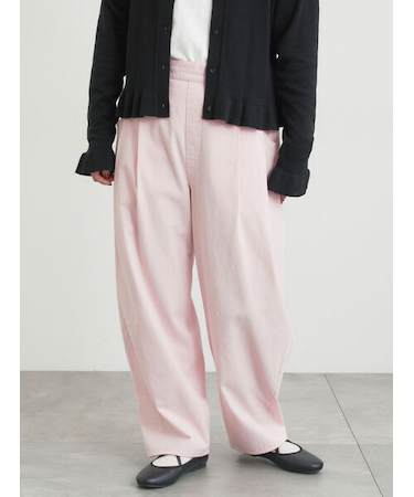 ツータックカーブパンツ