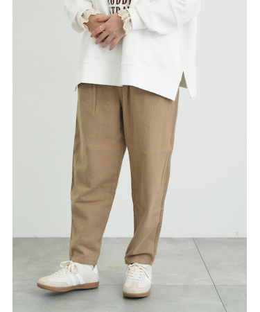 柄アソートテーパードパンツ