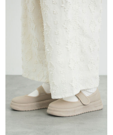 キャンバスストラップスニーカー