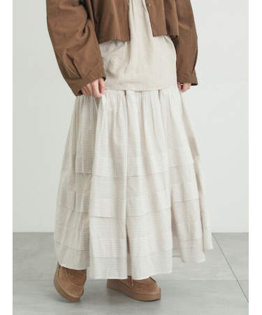 シアータックギャザースカート