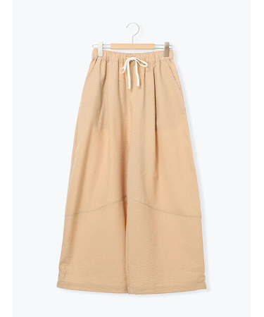 【2WAY】裾しぼり切替えパンツ