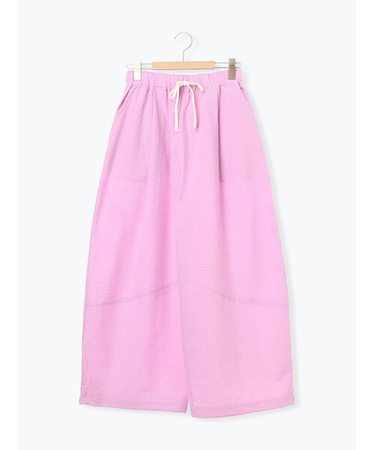 【2WAY】裾しぼり切替えパンツ