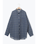 ポコポコチェックオーバーシャツ