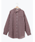 ポコポコチェックオーバーシャツ