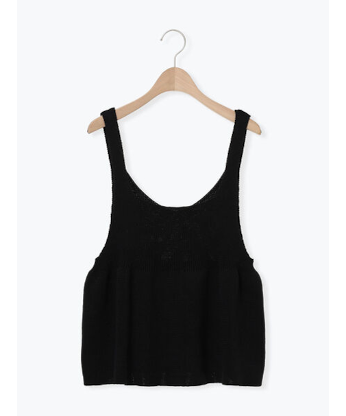 柄アソート前後2WAYニットキャミビスチェ