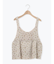 柄アソート前後2WAYニットキャミビスチェ