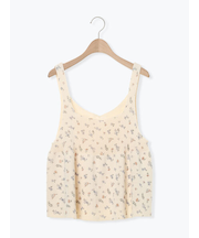 柄アソート前後2WAYニットキャミビスチェ