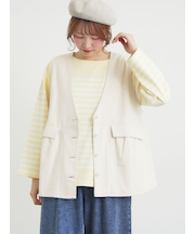 Vネックオーバーベスト