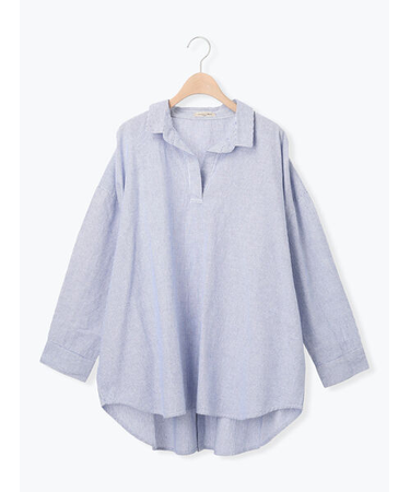 後ろボタンスキッパーチュニック