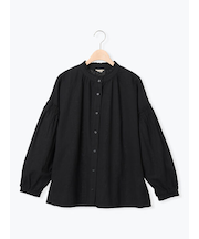 袖シャーリングギャザーブラウス