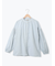 袖シャーリングギャザーブラウス
