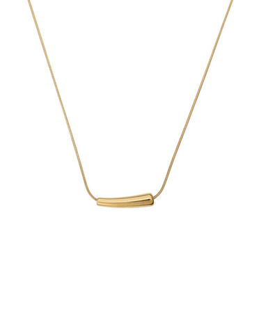 カーブモチーフネックレス