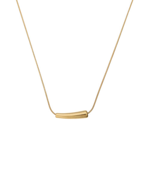 カーブモチーフネックレス