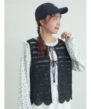 前後2WAYクロシェベスト