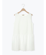 裾スカラップレースノースリーブインナー