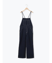 配色ステッチサロペット