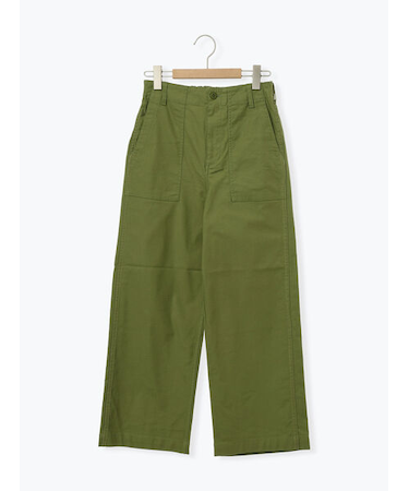 ベイカー配色ステッチパンツ