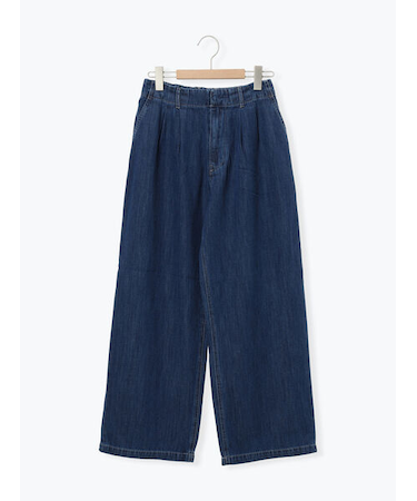 デニムタックトラウザー