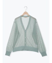 ペーパーライクニットカーディガン