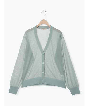 ペーパーライクニットカーディガン