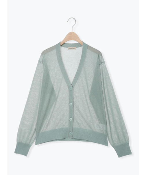 ペーパーライクニットカーディガン