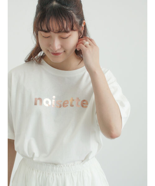 [接触冷感]箔プリントTシャツ