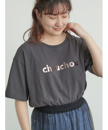 [接触冷感]箔プリントTシャツ