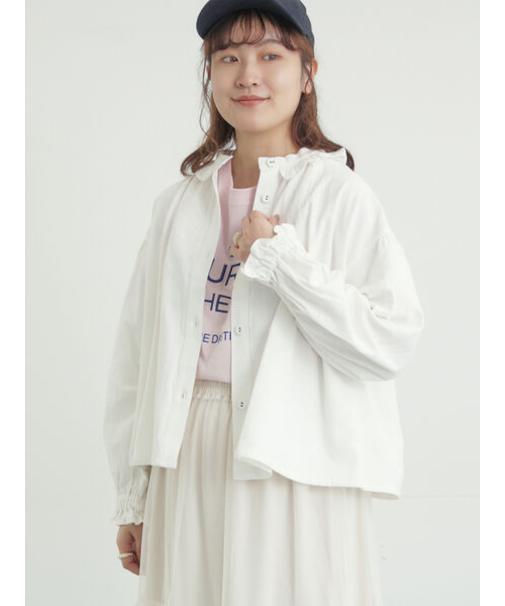 フリル襟ジャケット