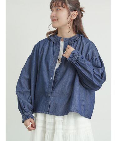 フリル襟ジャケット