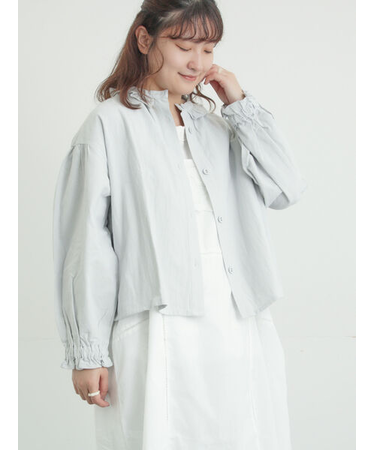 フリル襟ジャケット