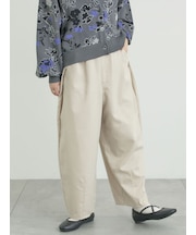 サイド深タックバレルパンツ