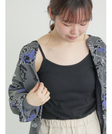 柄アソートカップ付きキャミソール