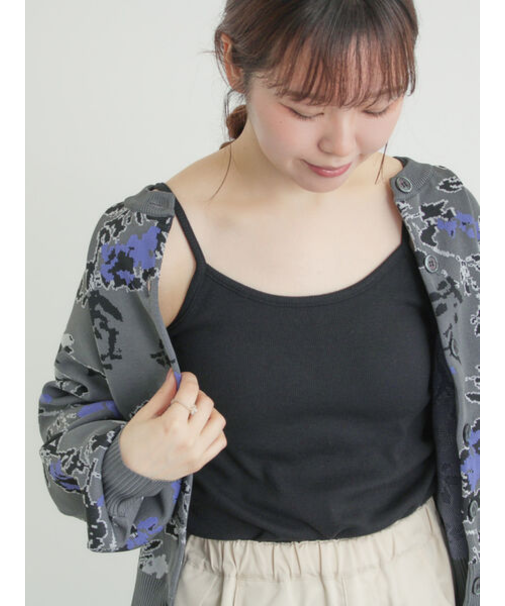柄アソートカップ付きキャミソール