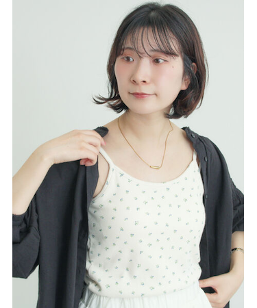 柄アソートカップ付きキャミソール