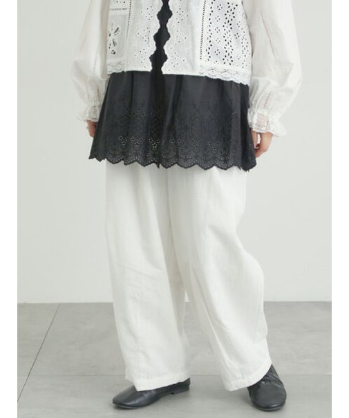 綿麻コクーンパンツ