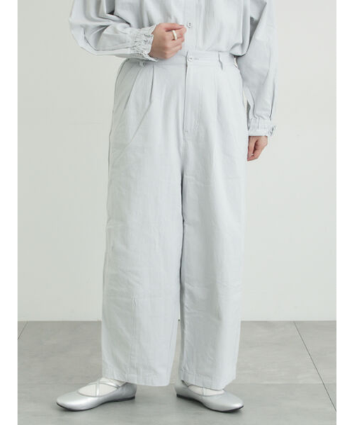 綿麻コクーンパンツ