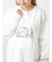 【Disney】くまのプーさん袖フリルロンT