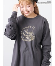 【Disney】くまのプーさん袖フリルロンT