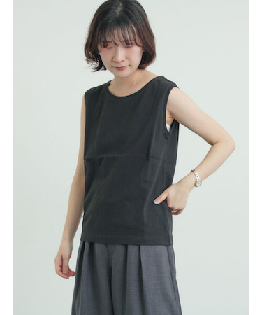 [汗染み防止]ノースリーブTシャツ