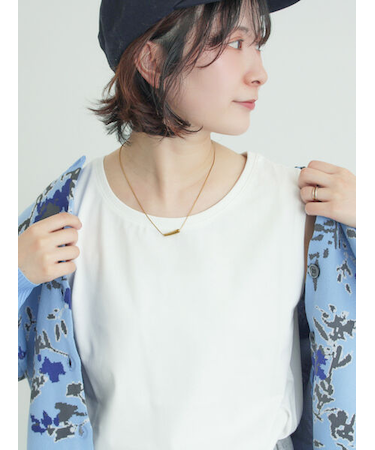 [汗染み防止]ノースリーブTシャツ