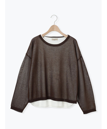 インナーセットプルオーバーニット