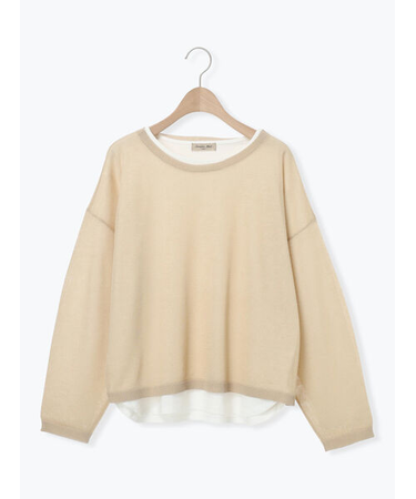 インナーセットプルオーバーニット