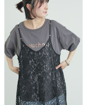 前後2WAYレースキャミソール