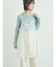 前後2WAYレースキャミソール