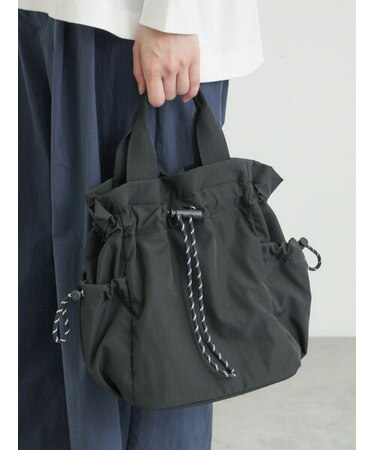 【MOOMIN×SamansaMos2】インナー総柄巾着バッグ