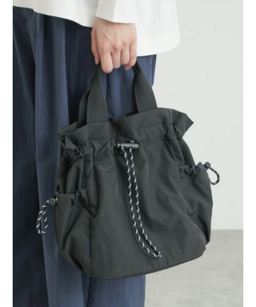 【MOOMIN×SamansaMos2】インナー総柄巾着バッグ